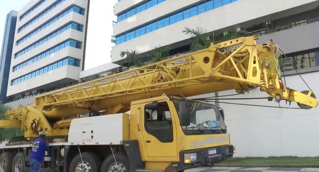 Obra de substituição da cobertura do complexo sede do TRT 23ª região.