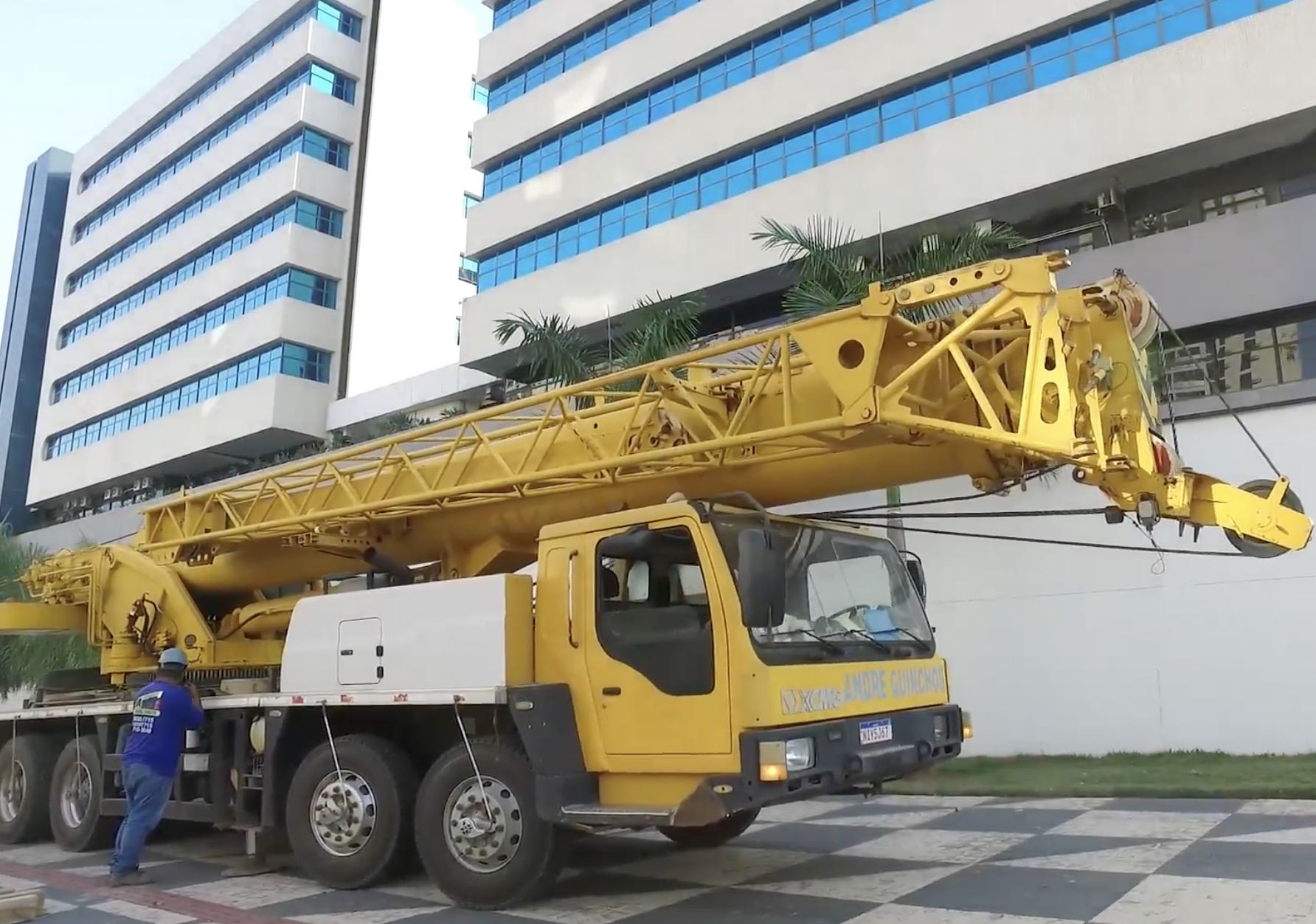 Obra de substituição da cobertura do complexo sede do TRT 23ª região.